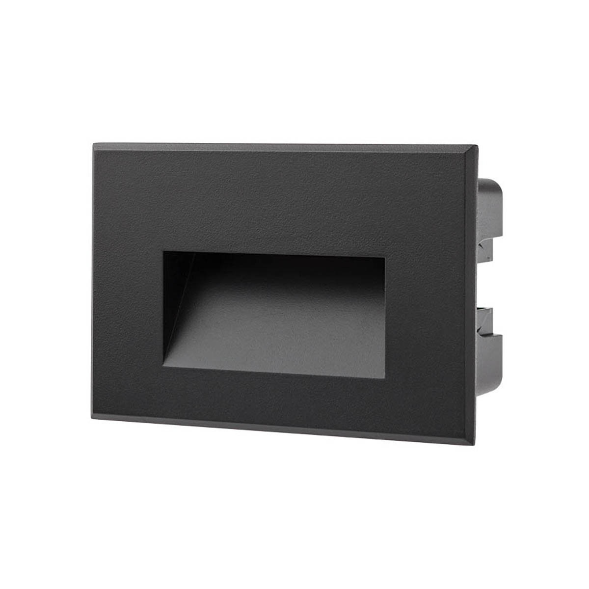 Levně Redo Venkovní zapuštěné LED svítidlo XGHOST 3W, 120x80 mm, IP65 Barva: Černá, Barva světla: 2700K