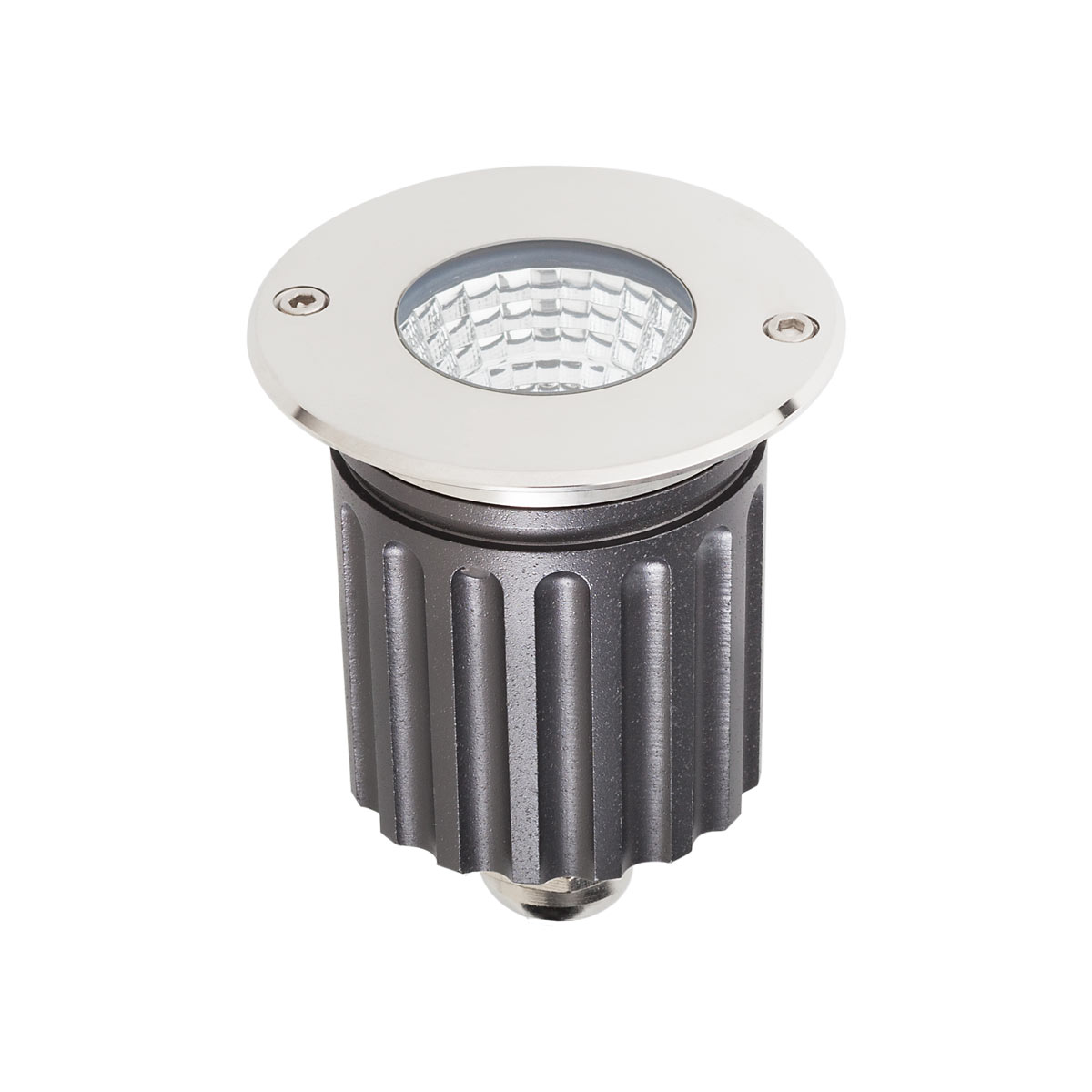 Levně Redo Chodníkové LED svítidlo XGROUND 6W stmívatelné, ø 65 mm, 24V Barva světla: 2700K