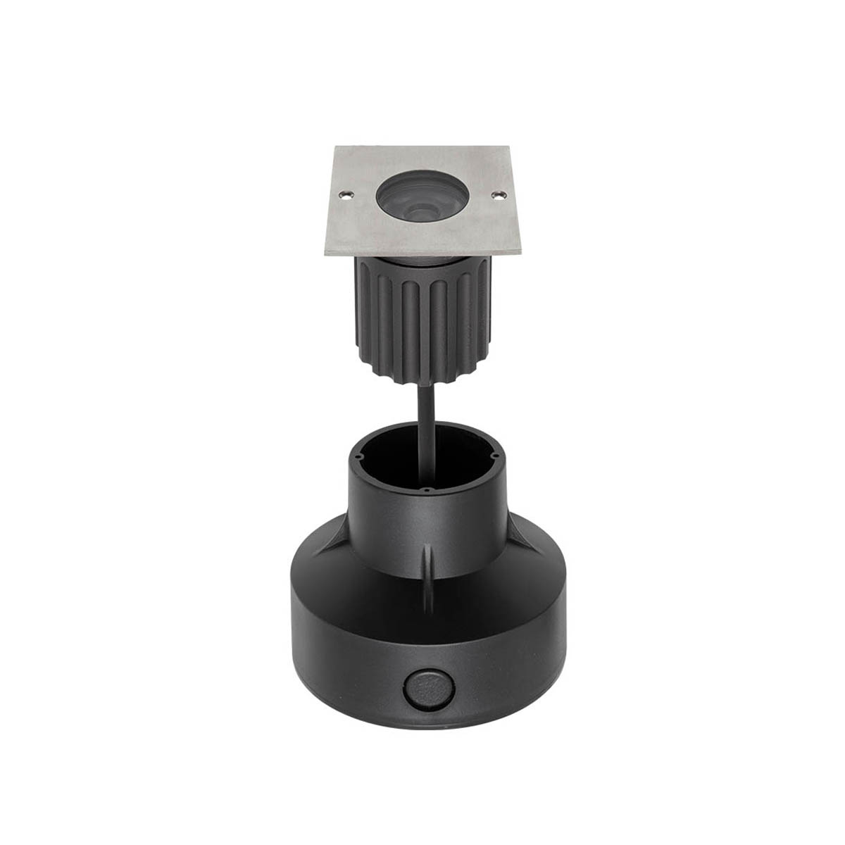 Levně Redo Chodníkové LED svítidlo XGROUND 6W stmívatelné, 65x65 mm, 24V Barva světla: 2700K