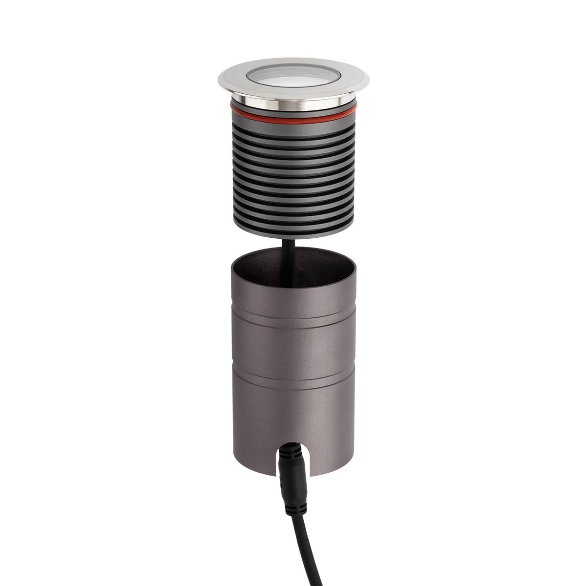 Levně Redo Chodníkové LED svítidlo XGROUND 10W, ø 64 mm, 230V Barva světla: 2700K