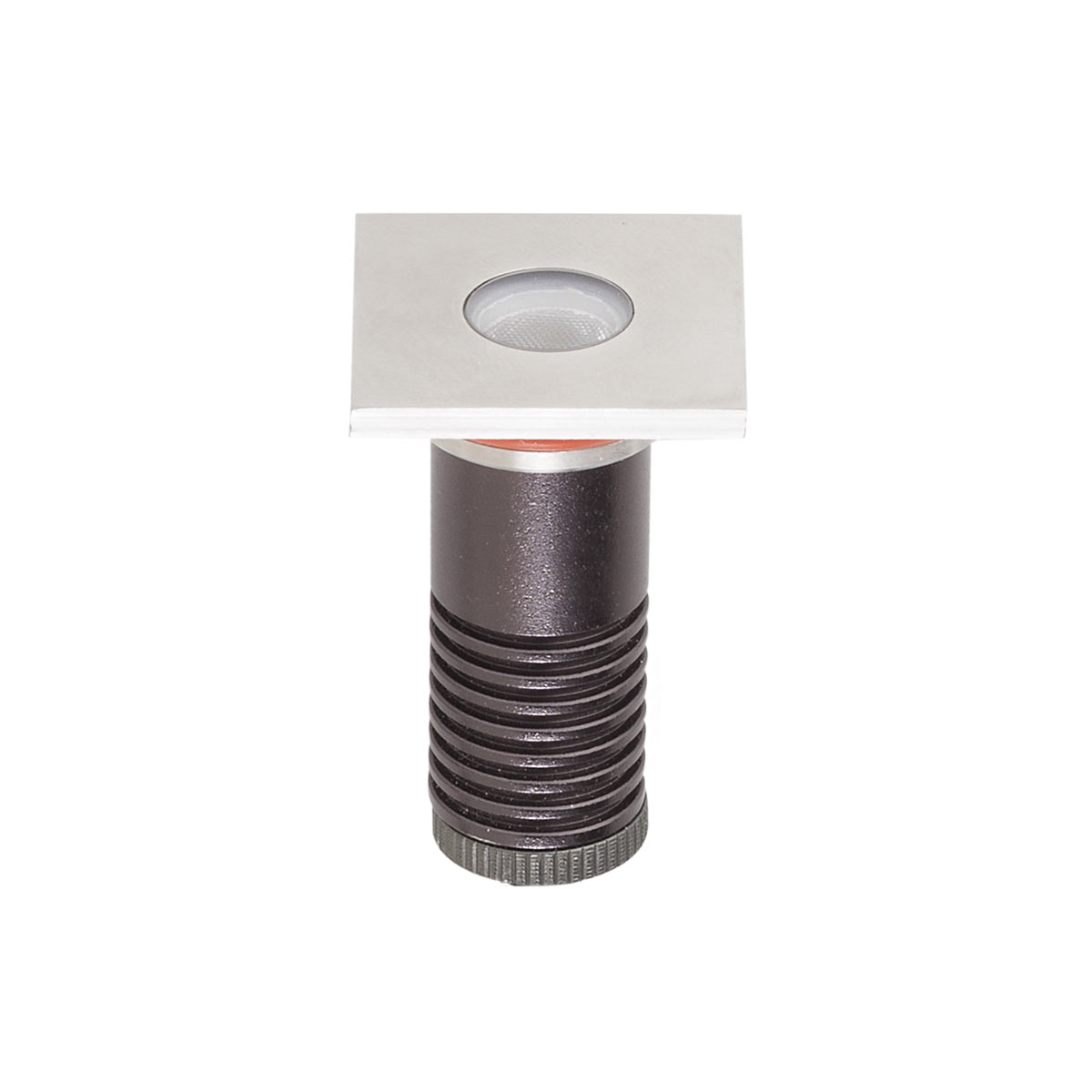 Levně Redo Chodníkové LED svítidlo XGROUND 1W, 28x28 mm, 24V, IP67 Barva světla: 2700K