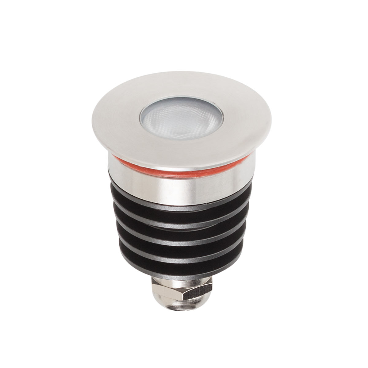 Levně Redo Chodníkové LED svítidlo XGROUND 3W stmívatelné, ø 40 mm, 24V, IP67 Barva světla: 2700K