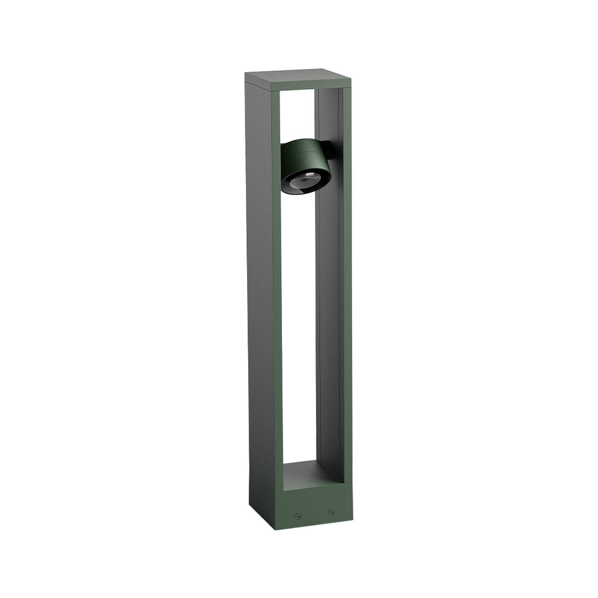 Levně Redo Venkovní LED sloupek XROCK POLE 9W, v. 60 cm, IP65, 230V Barva: Zelená, Barva světla: 2700K