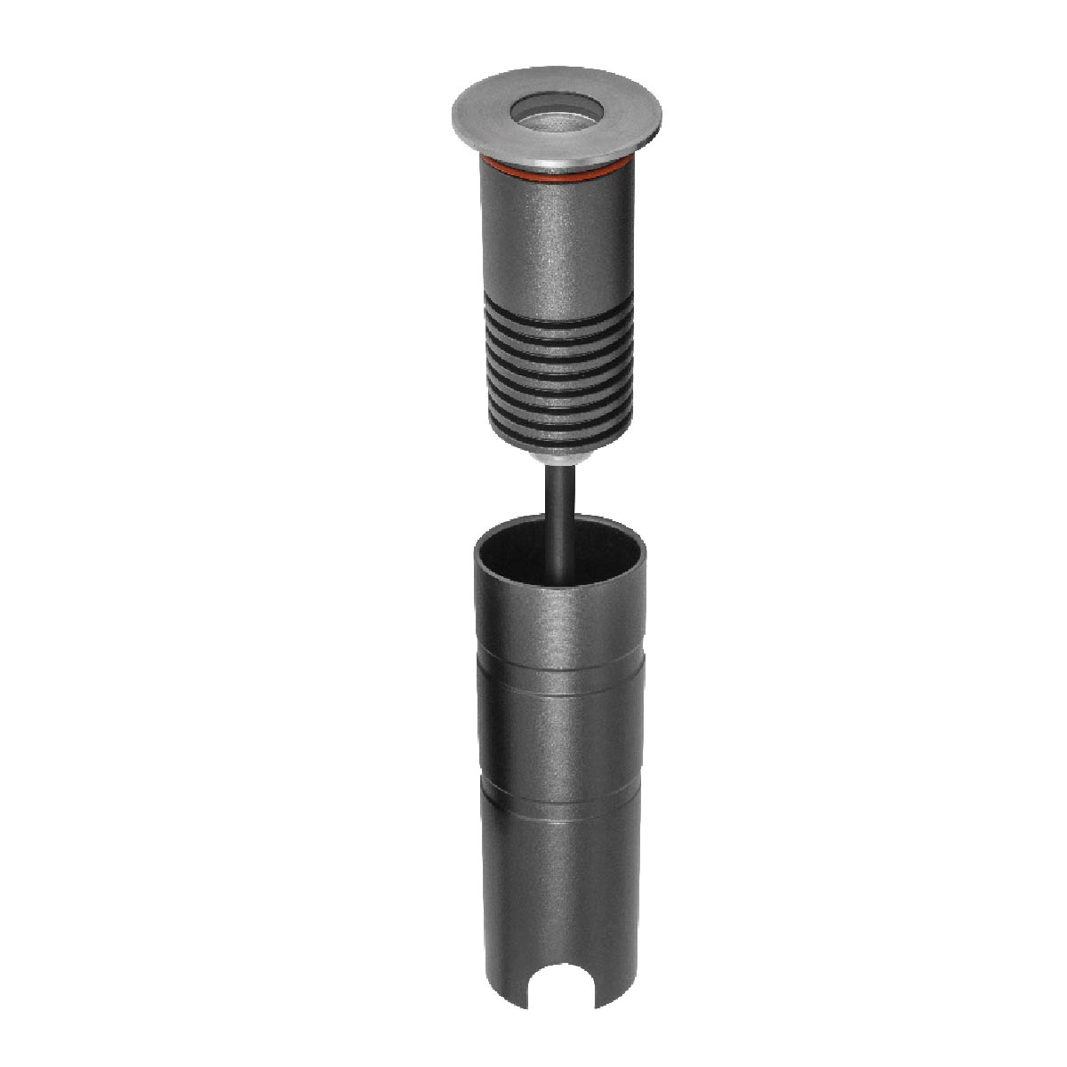 Levně Redo Chodníkové LED svítidlo XGROUND 3W, ø 40 mm, RGB, 12V