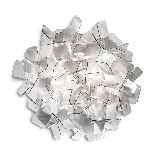 Levně Slamp Stropní/nástěnné svítidlo CLIZIA MEDIUM, kouřová - ROZBALENO