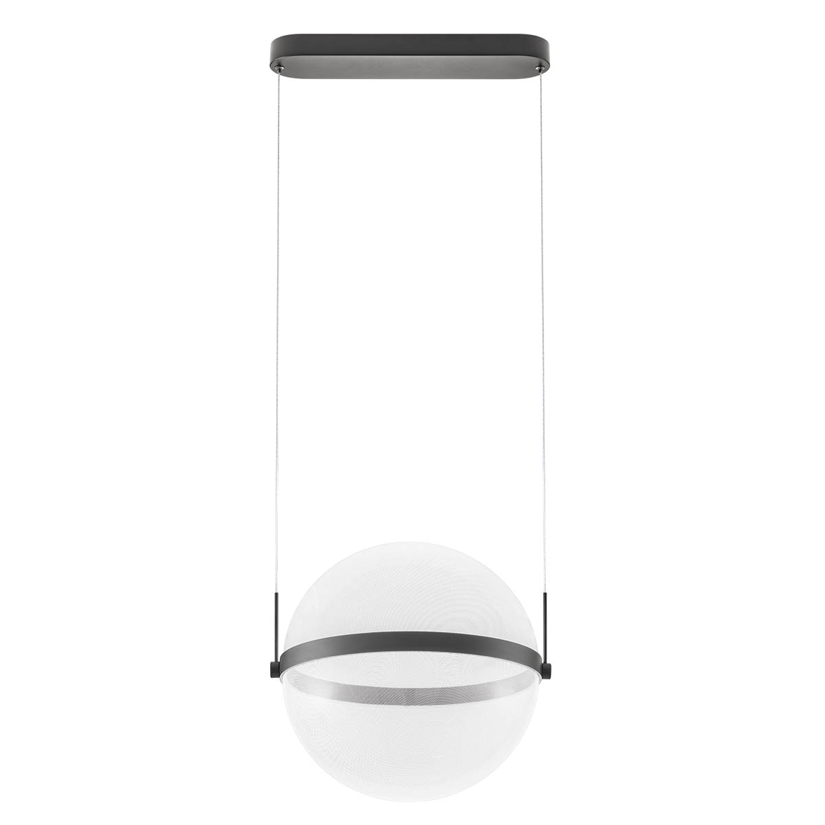 Levně Redo Závěsné LED svítidlo ATLAS 34W, ø 40 cm, CRI90 Barva: Černá, Barva světla: 2700K