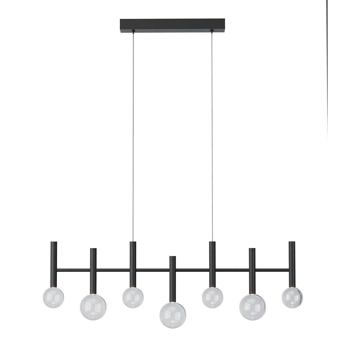 Redo Závěsné LED svítidlo BOLLA, 32W, š. 98 cm, CCT 2700-3000K Barva: Černá