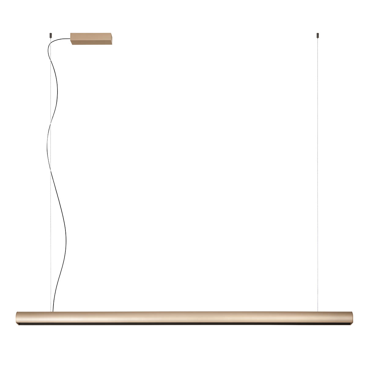 Levně Redo Závěsné lineární svítidlo CITYLINE, 49W, š. 180 cm, CCT 3000-4000K Barva: Kávová