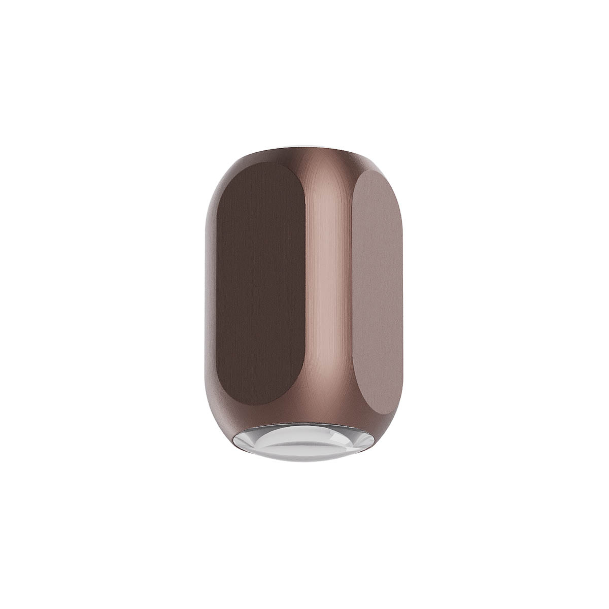 Levně Redo Nástěnné LED svítidlo CRISP 7,5W, v. 108 mm, stmívatelné Barva: Hnědá, Barva světla: 2700K