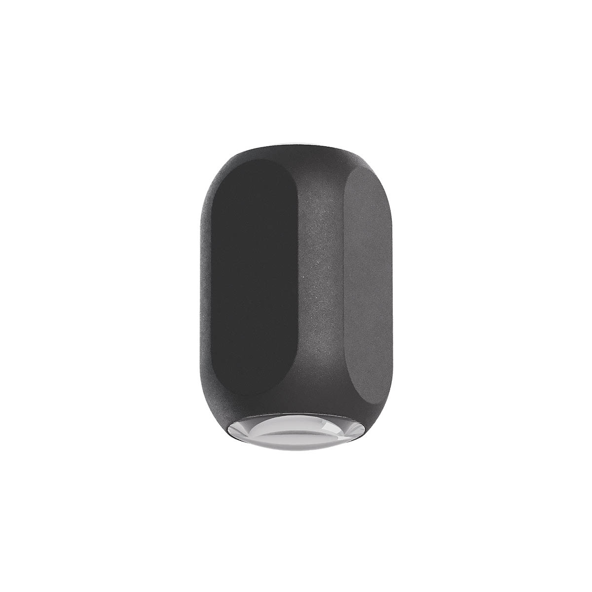 Levně Redo Nástěnné LED svítidlo CRISP 7,5W, v. 108 mm, stmívatelné Barva: Černá, Barva světla: 2700K