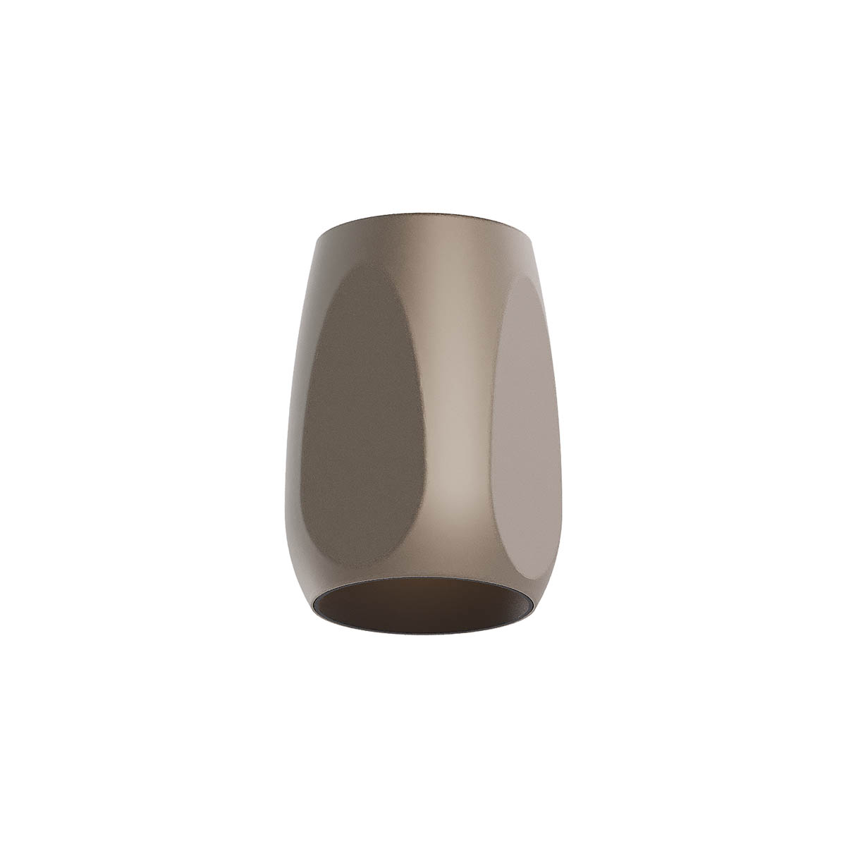 Levně Redo Stropní LED svítidlo CRISP 10,5W, v. 95 mm, CCT 2700-3000K Barva: Stříbrná-kávová