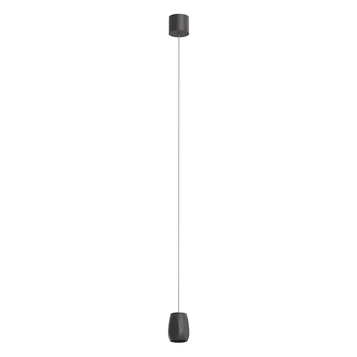 Levně Redo Závěsné LED svítidlo CRISP 10,5W, v. 90 mm, CCT 2700-3000K Barva: Černá