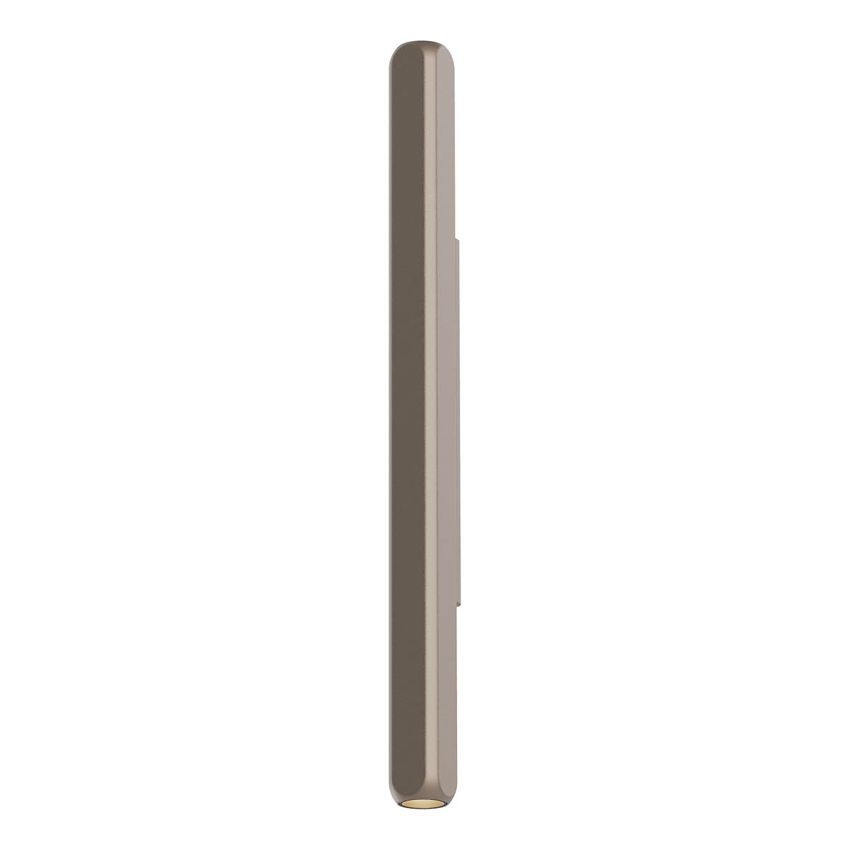 Levně Redo Nástěnné LED svítidlo CRISP 6,6W, v. 35 cm, CRI90 Barva: Stříbrná-kávová, Barva světla: 2700K