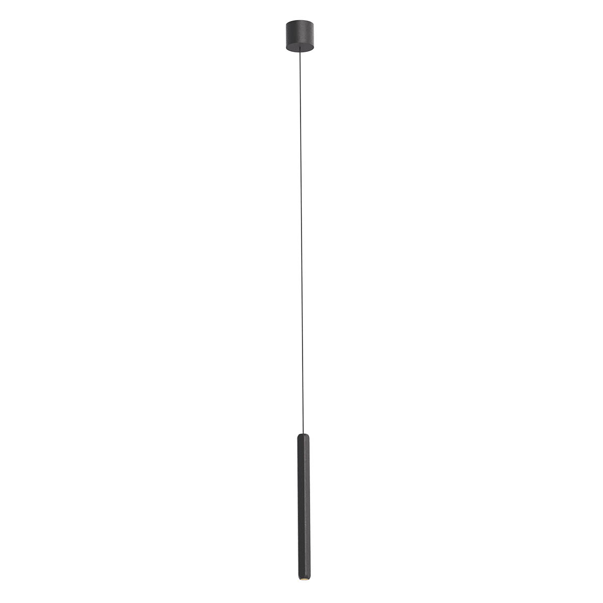 Levně Redo Závěsné LED svítidlo CRISP 9,5W, v. 35 cm, CRI90, stmívatelné Barva: Černá, Barva světla: 2700K