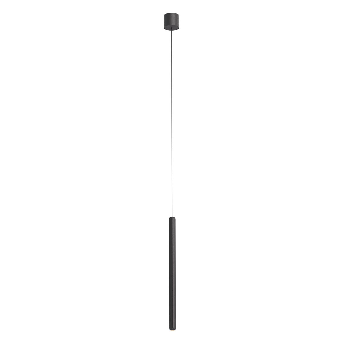 Levně Redo Závěsné LED svítidlo CRISP 9,5W, v. 50 cm, CRI90, stmívatelné Barva: Černá, Barva světla: 2700K