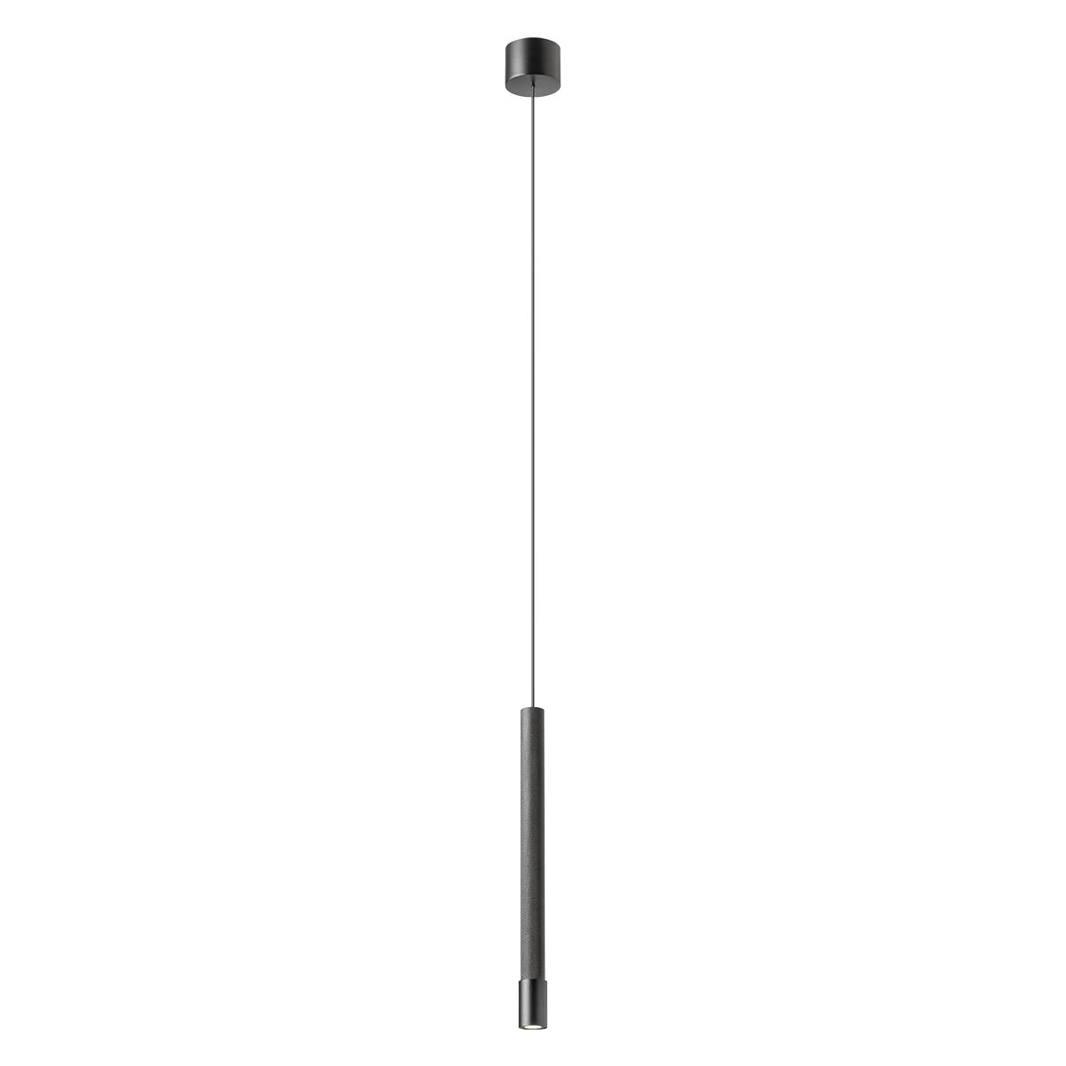 Levně Redo Závěsné LED svítidlo DRILL 8,5W, ø 70 mm, CRI90 Barva: Černá, Barva světla: 2700K