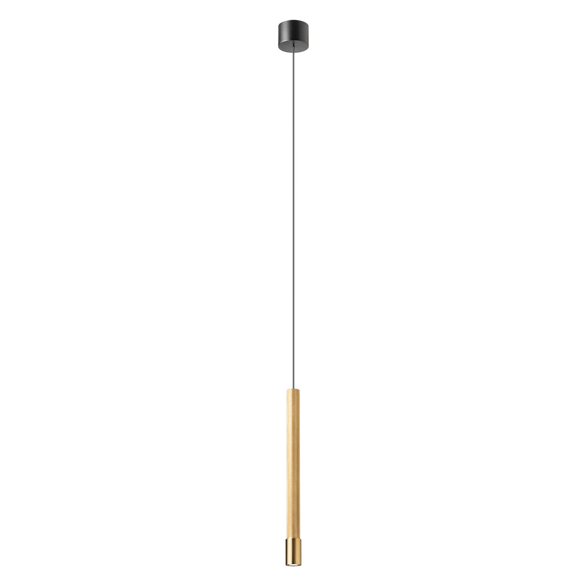 Levně Redo Závěsné LED svítidlo DRILL 8,5W, ø 70 mm, CRI90 Barva: Zlatá, Barva světla: 2700K
