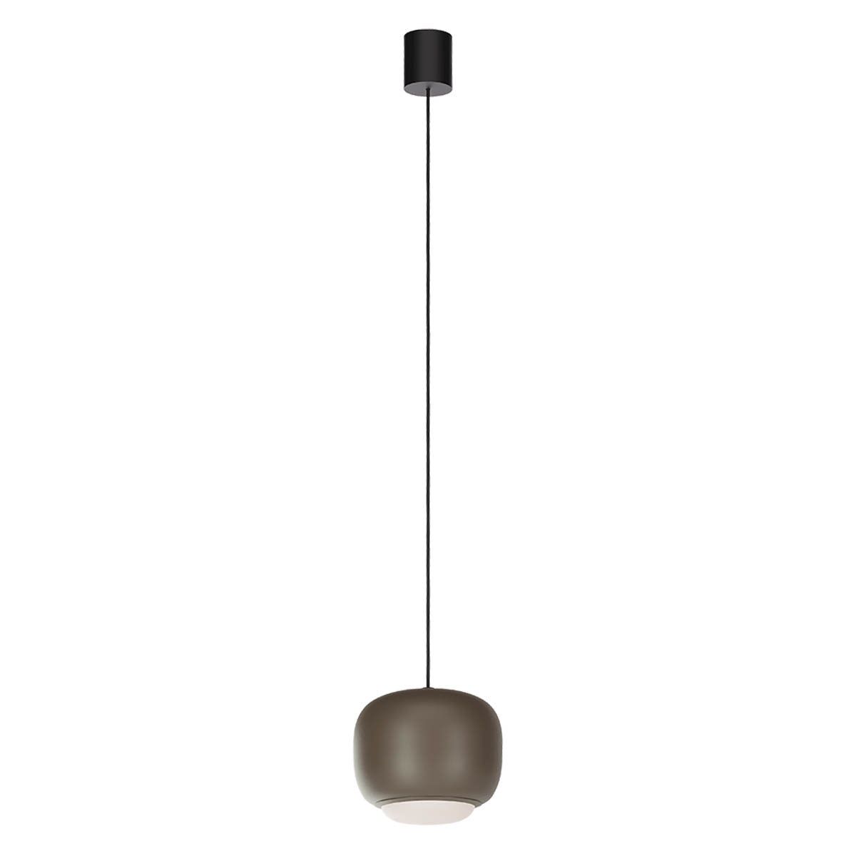 Levně Redo Závěsné LED svítidlo DUBBO, 12W, ø 22 cm, CCT 2700-3000K Barva: Tmavá čokoládová
