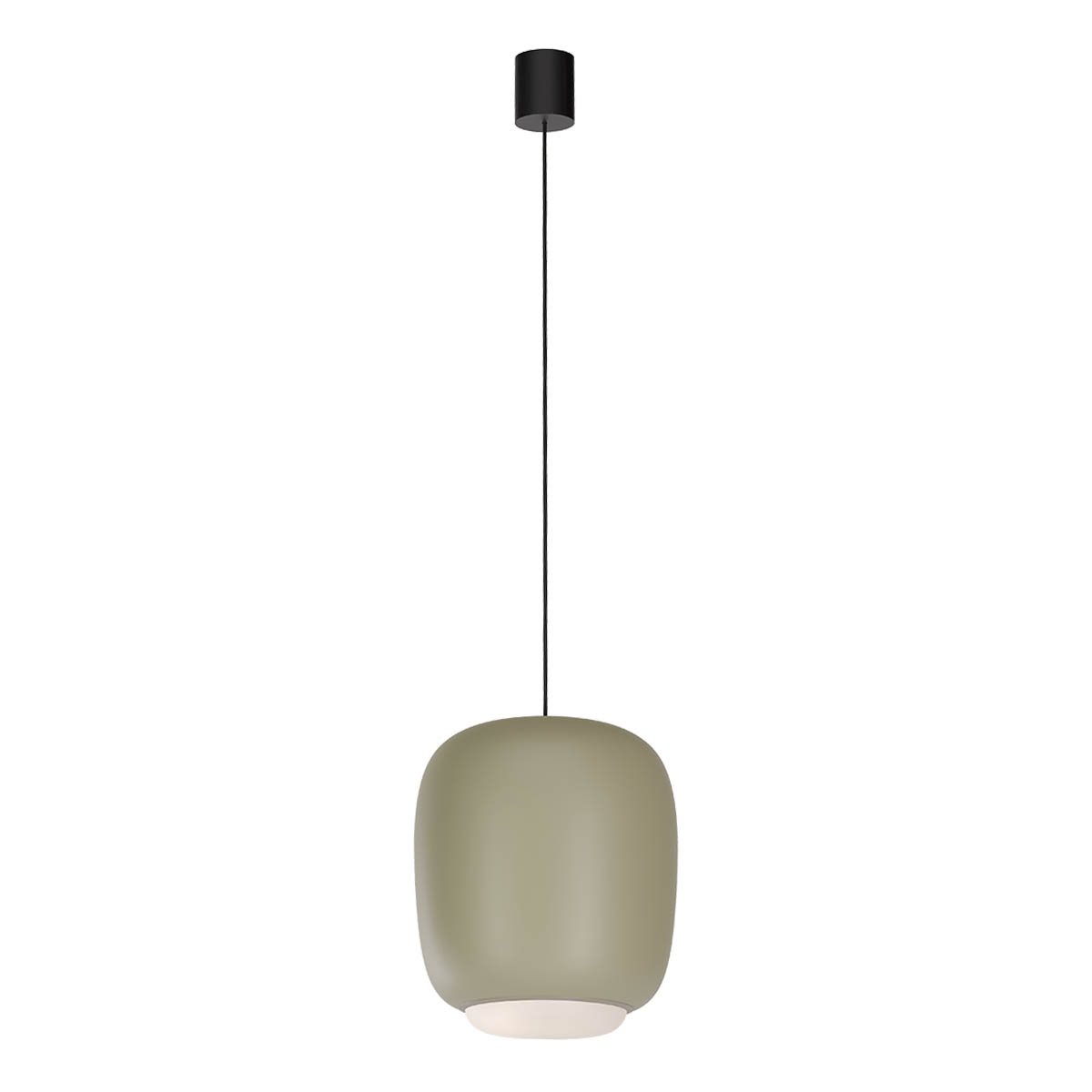 Levně Redo Závěsné LED svítidlo DUBBO, 21W, ø 31,7 cm, CCT 2700-3000K Barva: Tmavá kaki
