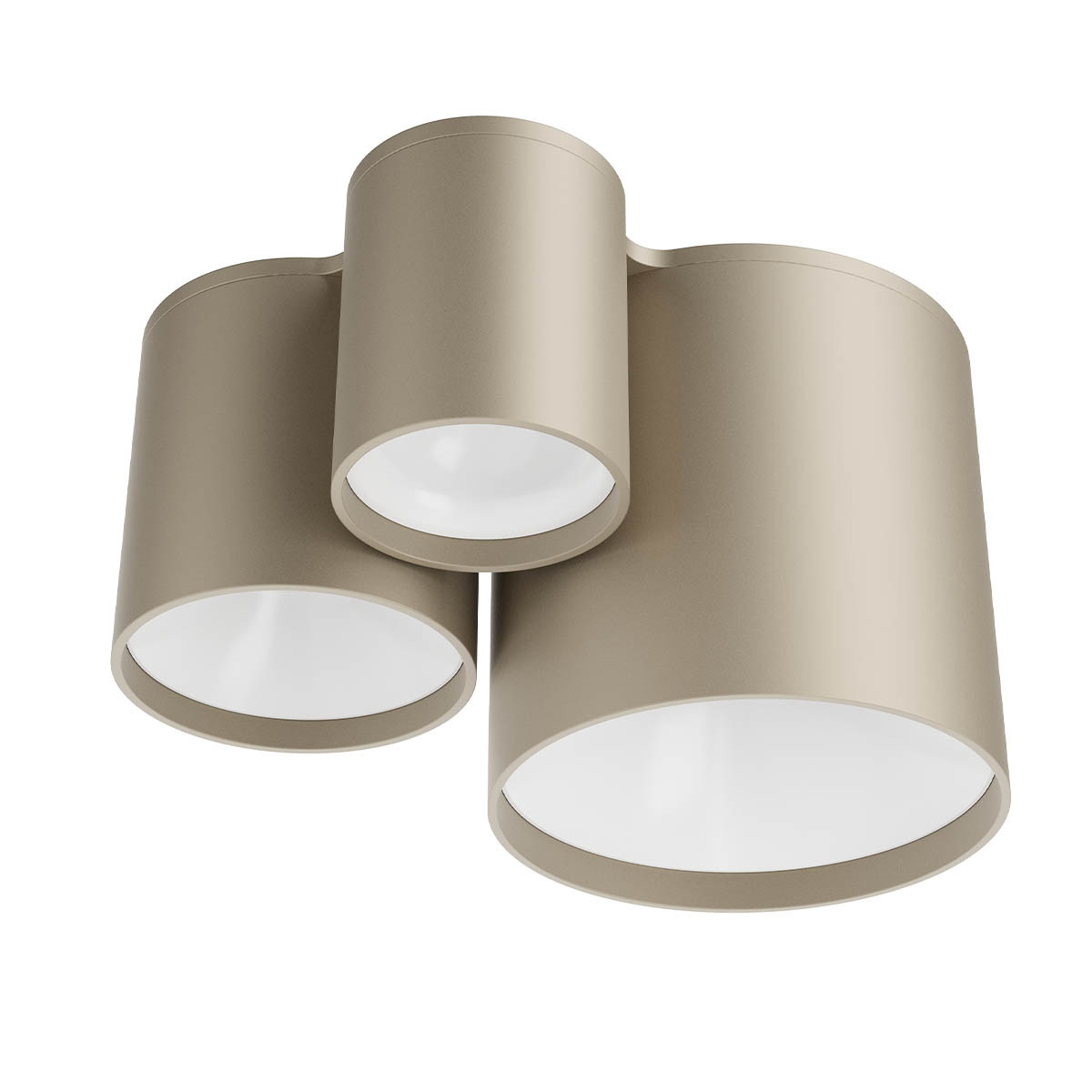 Levně Redo Stropní LED svítidlo HERA, 31W, š. 20 cm, CCT 2700-3000K Barva: Stříbrná-kávová
