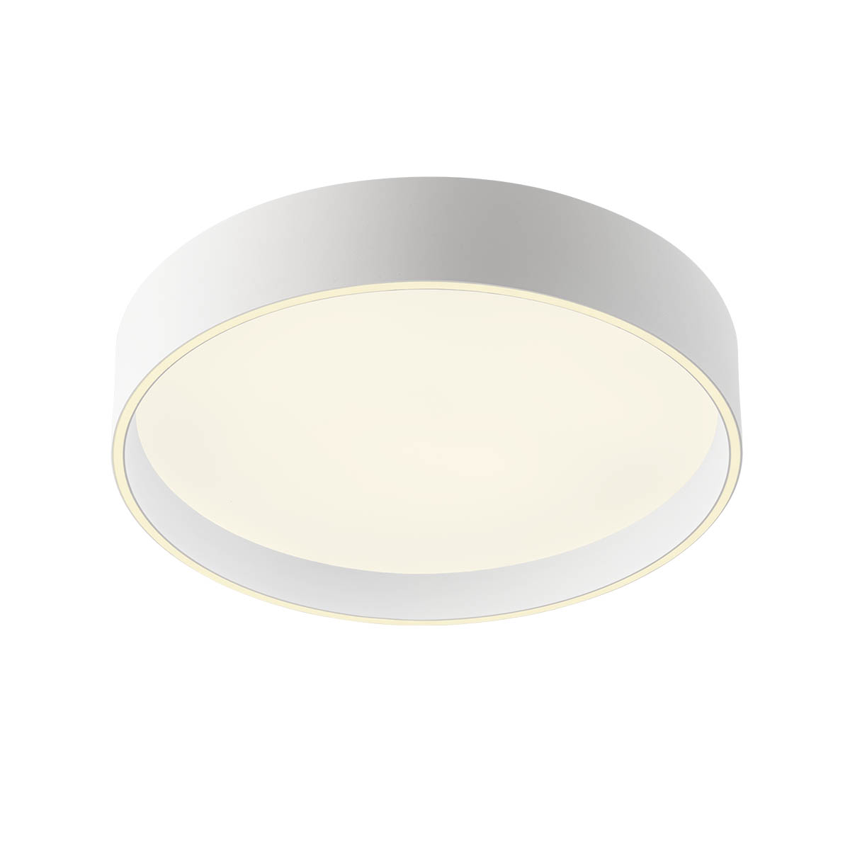 Redo Stropní LED svítidlo HOVER, 40W, ø 42 cm, CCT 2700-3000K, RF Control Barva: Bílá
