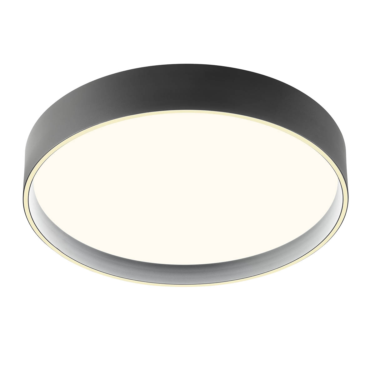 Redo Stropní LED svítidlo HOVER, 55W, ø 50 cm, CCT 2700-3000K, RF Control Barva: Černá