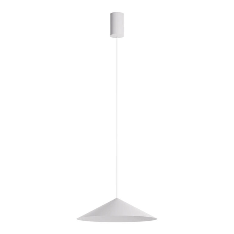 Levně Redo Závěsné LED svítidlo KONOS, 10W, ø 30 cm, TRIAC Barva: Bílá, Barva světla: 2700K