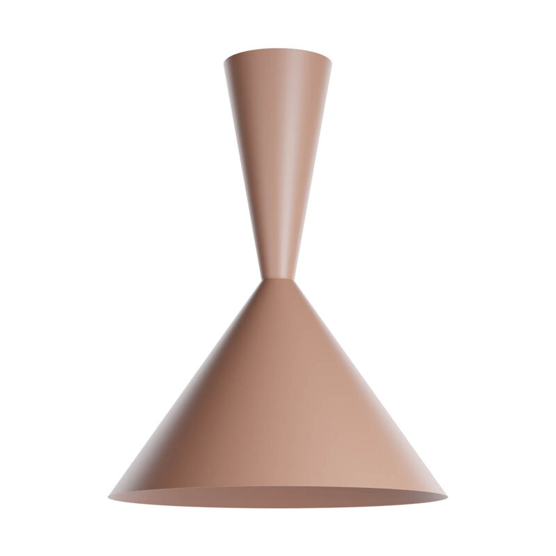 Redo Stropní svítidlo KONOS, 1xE27, ø 60 cm Barva: Hnědá