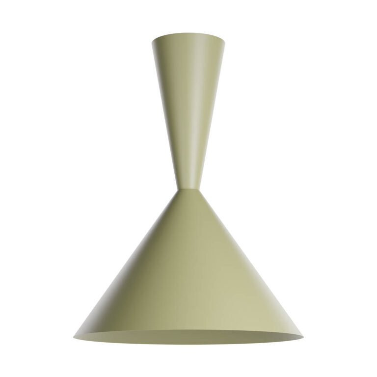 Levně Redo Stropní svítidlo KONOS, 1xE27, ø 60 cm Barva: Olivová