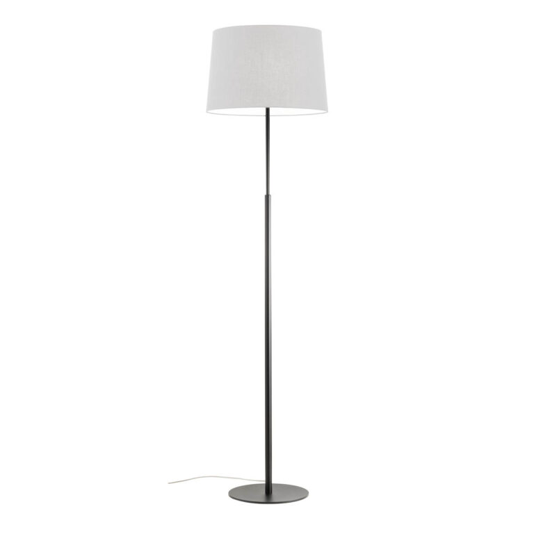 Redo Stojací lampa NEMIA, 1xE27, v. 170 cm Barva: Černá