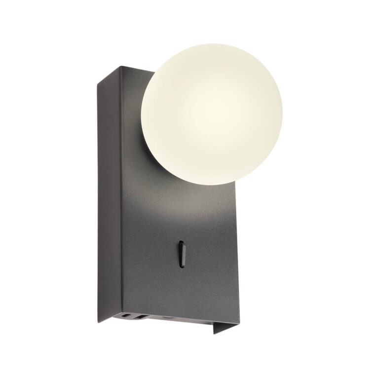 Levně Redo Nástěnné LED svítidlo NORMA 5W, v. 15 cm, CRI90 Barva: Černá, Barva světla: 3000K