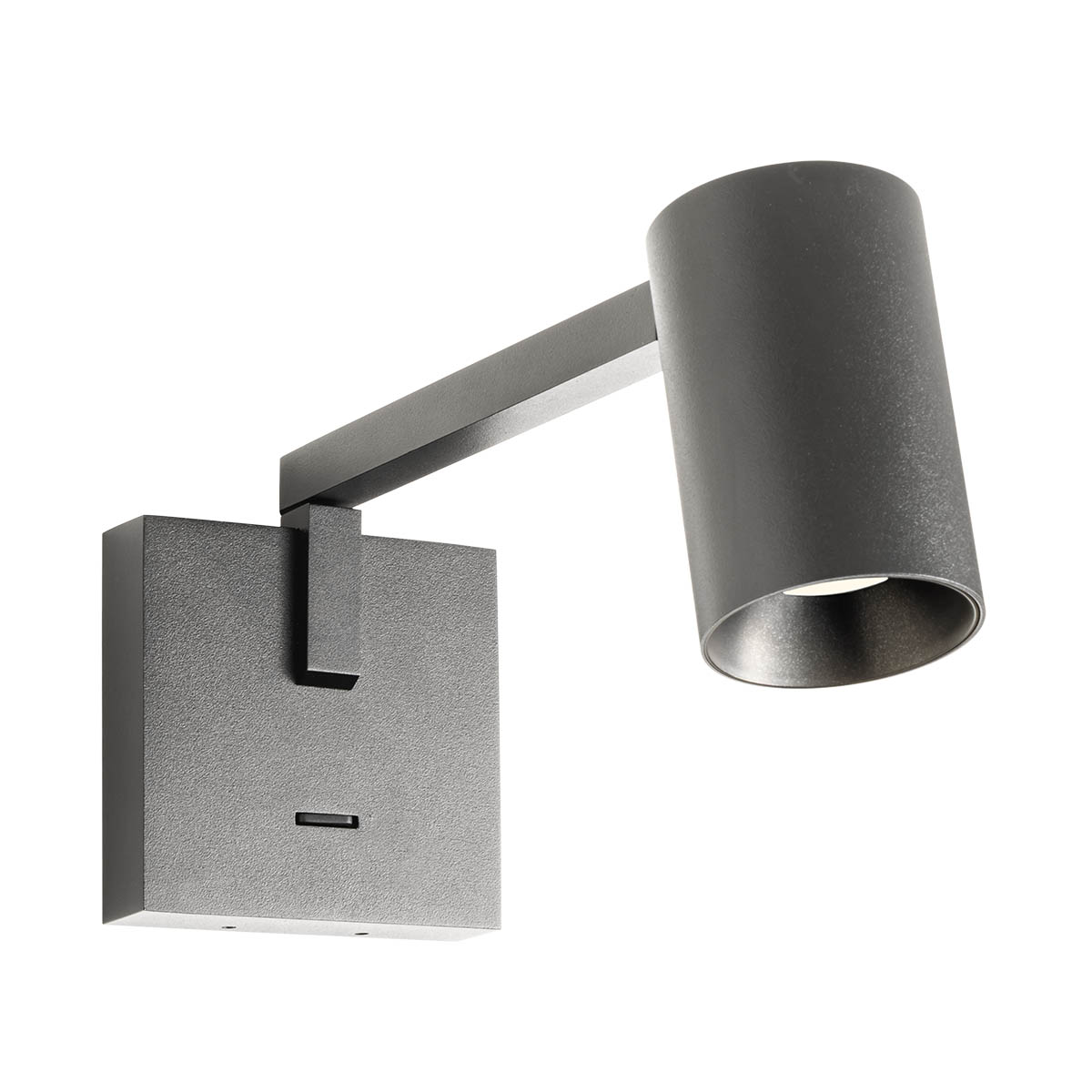 Redo Nástěnné svítidlo ROLF, 1xGU10, v. 12 cm Barva: Černá