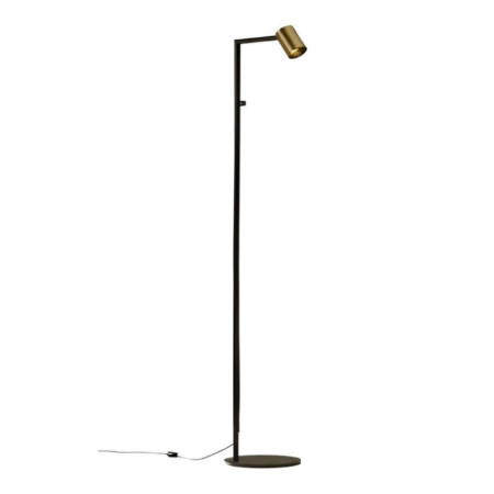 Levně Redo Stojací lampa ROLF, 1xGU10, v. 140,5 cm Barva: Černá-zlatá
