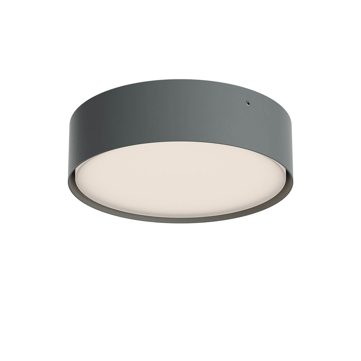 Levně Redo Venkovní stropní LED svítidlo NOX, pr.22 cm, 21W, CCT 2700/3000K, IP65 Barva: Antracit, Stmívání, řízení: DALI