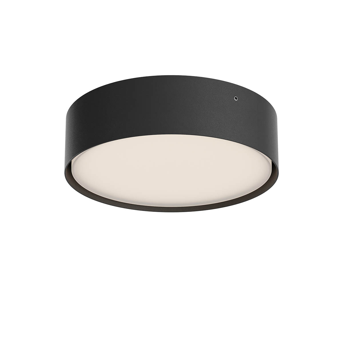 Levně Redo Venkovní stropní LED svítidlo NOX, pr.30 cm, 29,5W, CCT 2700/3000K, IP65 Barva: Černá, Stmívání, řízení: DALI