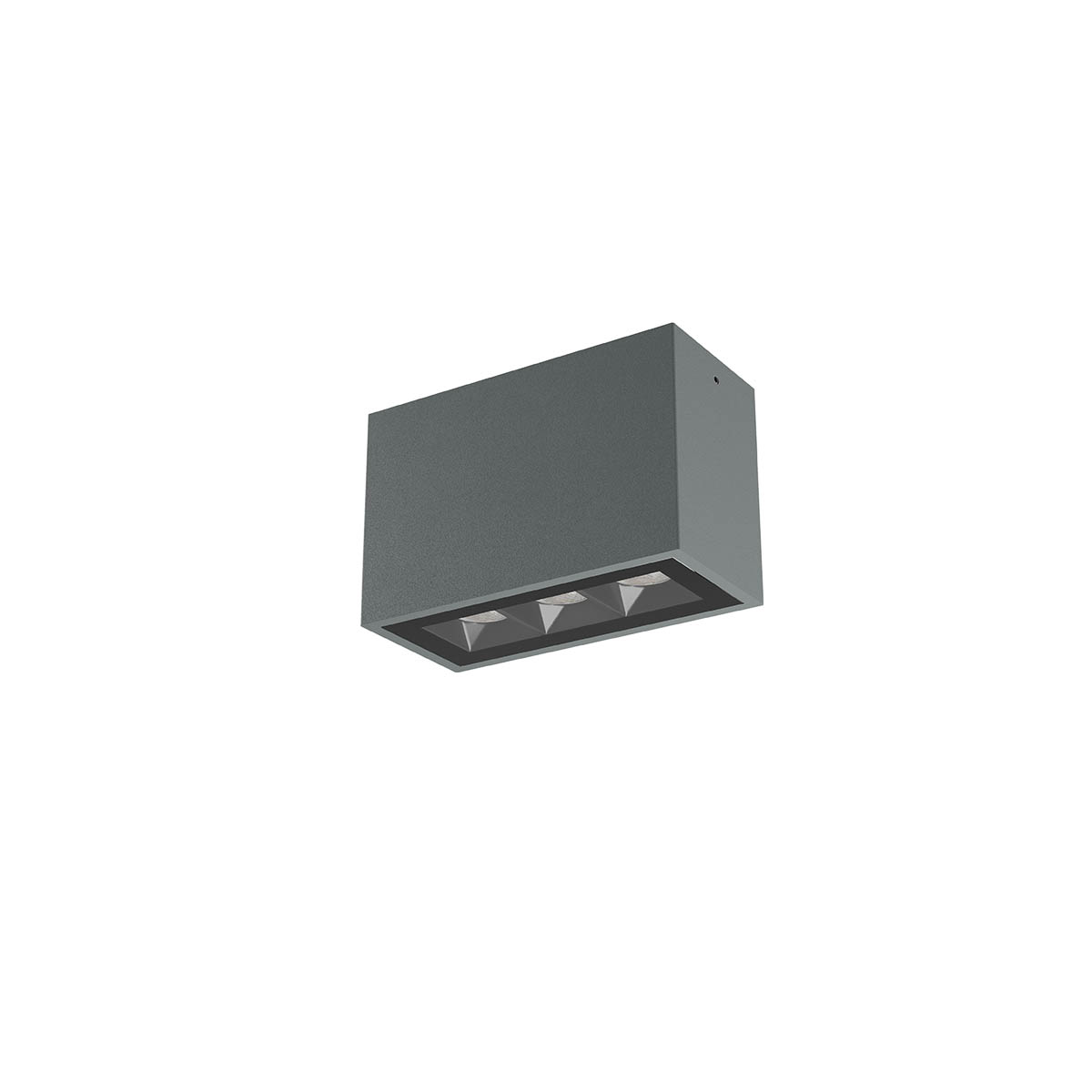 Levně Redo Stropní venkovní LED svítidlo AROOS 9W, d. 14,8 cm, IP65 Barva: Tmavě šedá, Teplota světla: 2700K, Stmívání: DALI