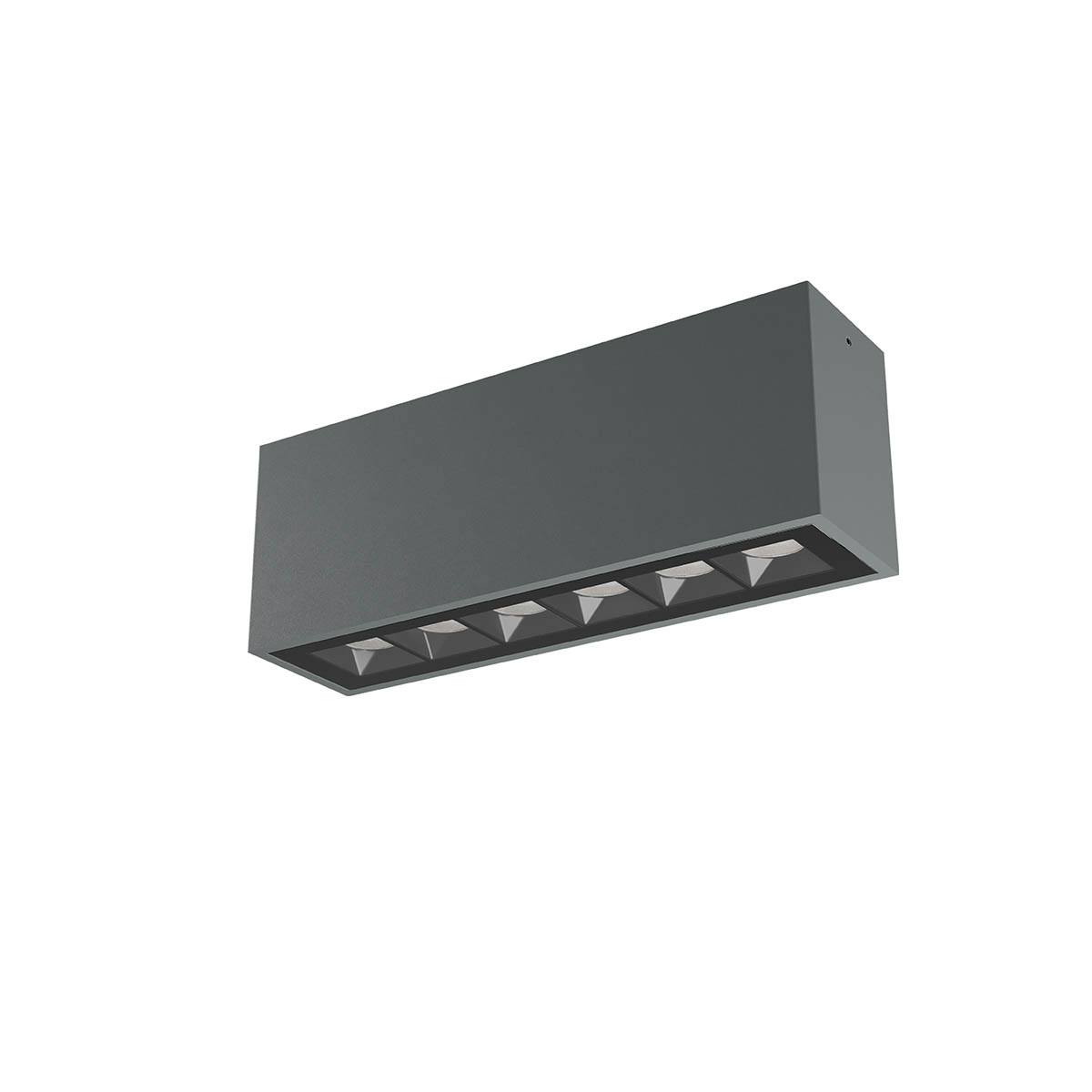 Levně Redo Stropní venkovní LED svítidlo AROOS 15W, d. 26,5 cm, IP65 Barva: Tmavě šedá, Teplota světla: 2700K, Stmívání: ON/OFF (bez stmívání)