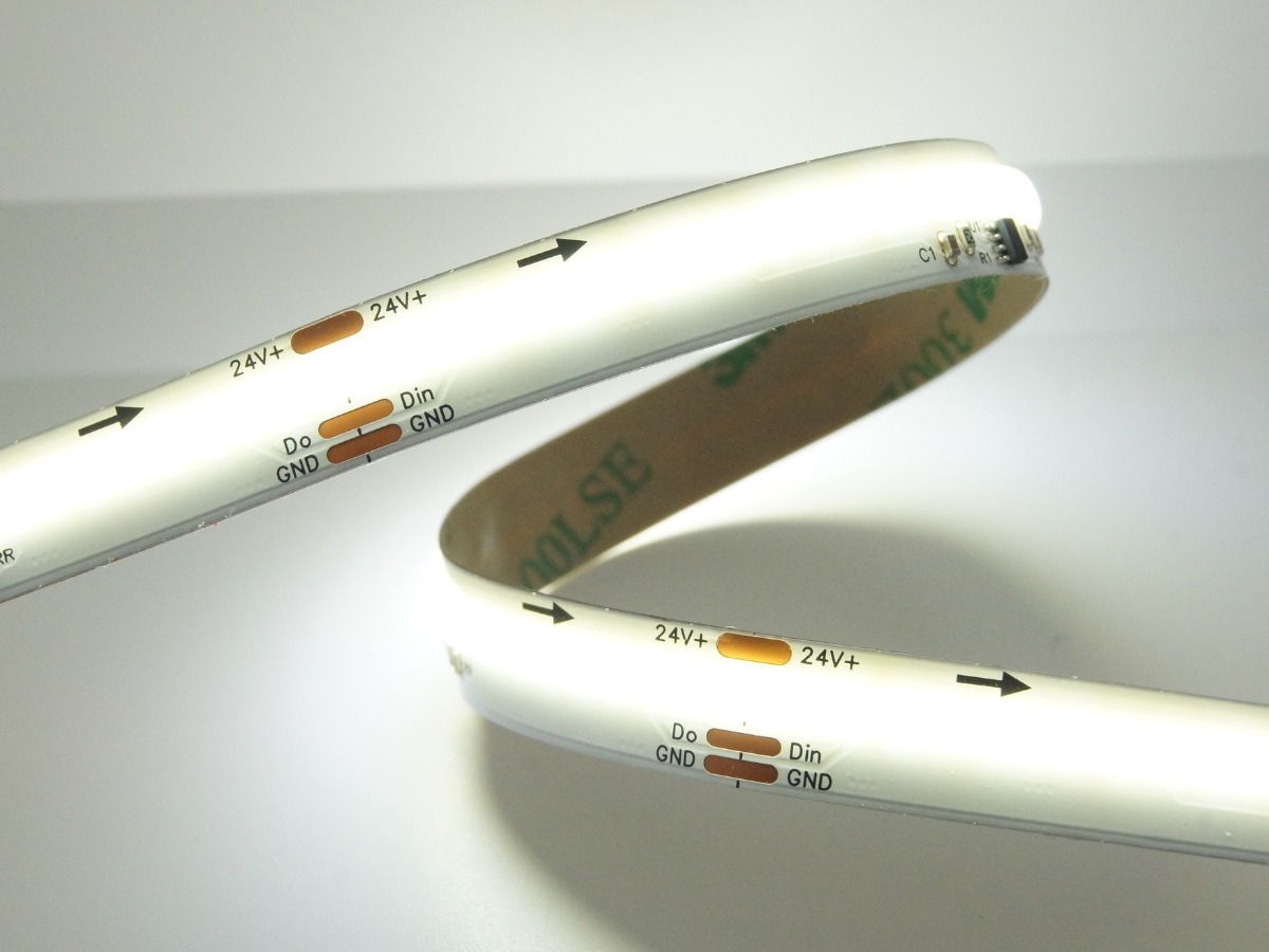 Levně Digitální LED pásek COB, 11W/m, 24V, IP20, 360LED/m Barva světla: Studená bílá, 6500K