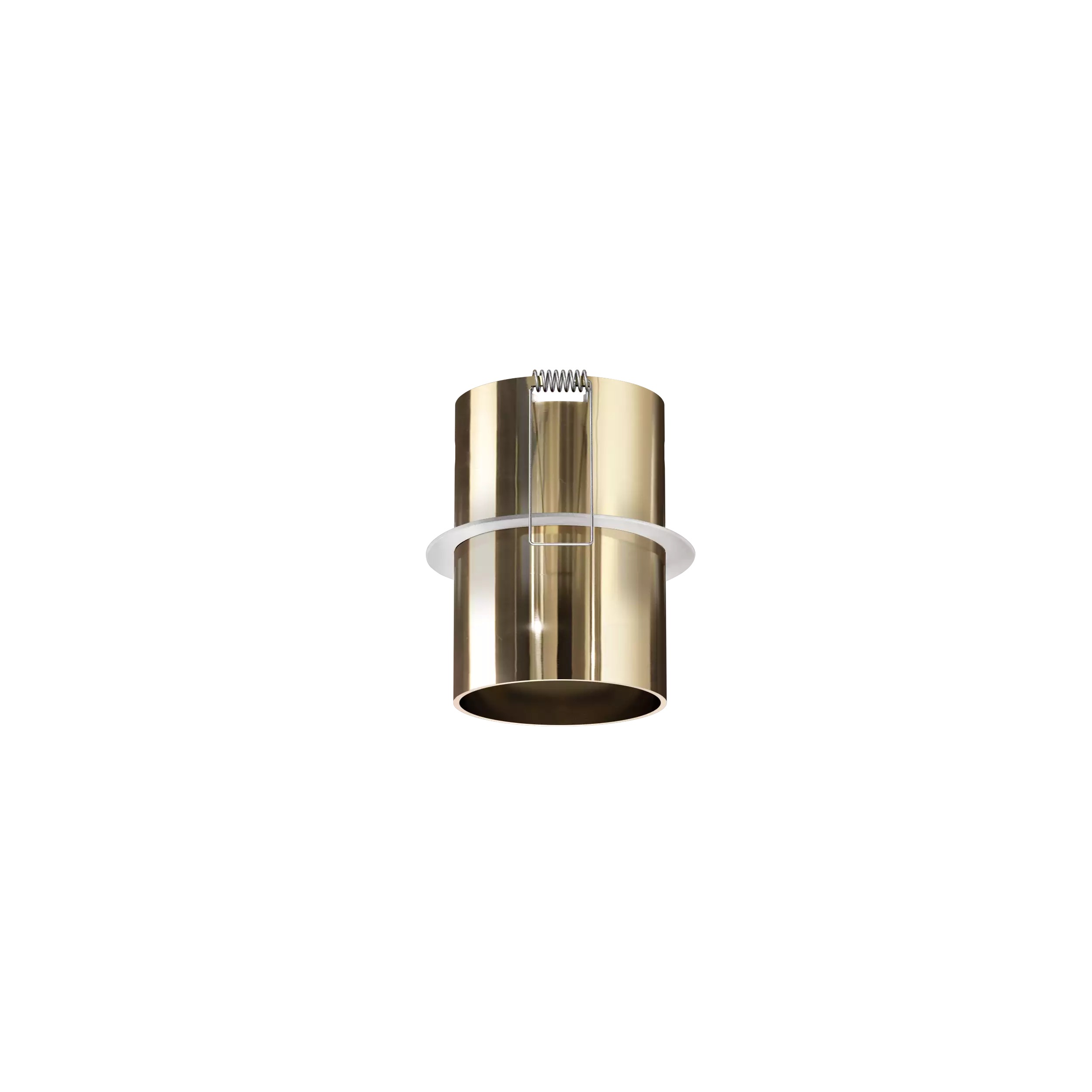 Levně Linealight Stropní svítidlo Birba_C ø75 mm, 1xGU10 Barva: Mosaz