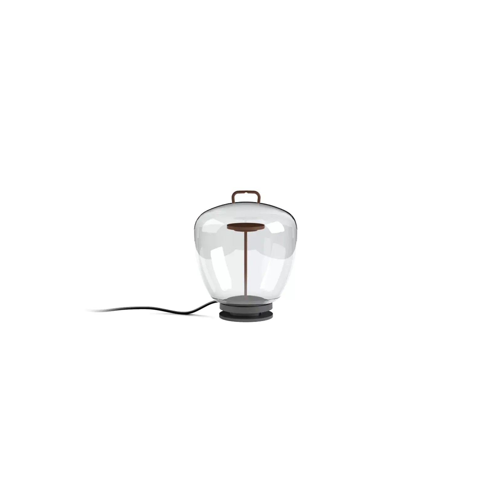 Levně Linealight Venkovní LED stolní lampa Rolling Sky Lantern v.45,5 cm, IP65 Barva: Hnědá, Teplota světla: 2700K