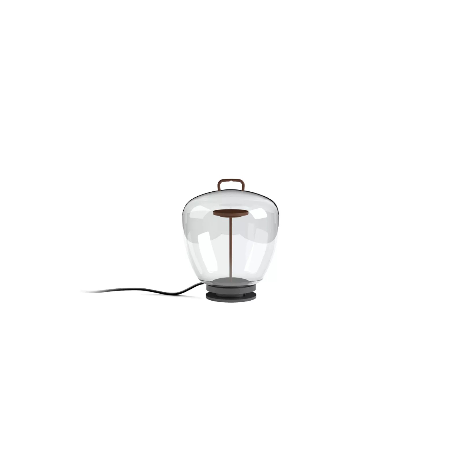 Levně Linealight Venkovní LED stolní lampa Rolling Sky Lantern v.57,5 cm, IP65 Barva: Hnědá, Teplota světla: 2700K
