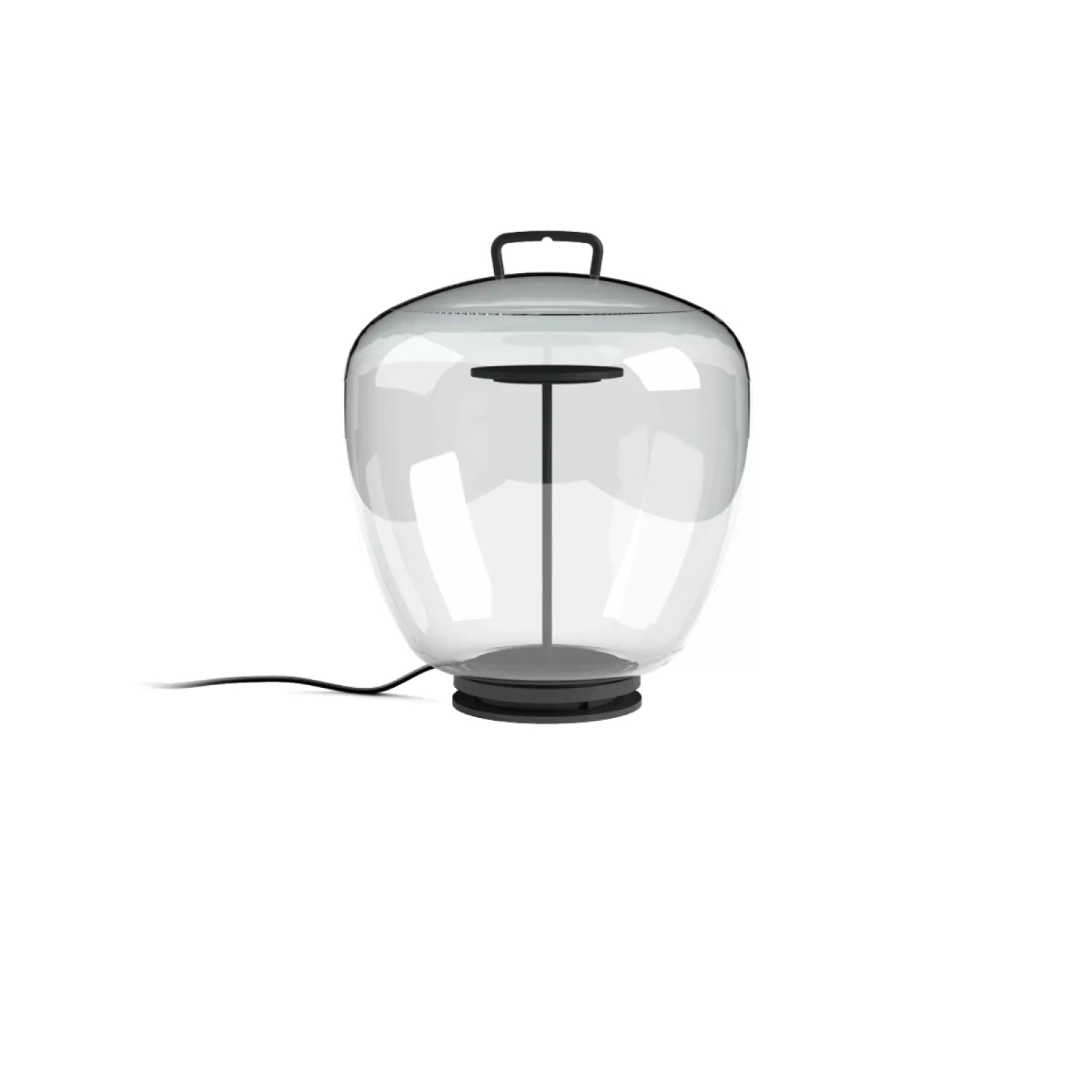 Levně Linealight Venkovní LED stolní lampa Rolling Sky Lantern v.57,5 cm, IP65 Barva: Černá, Teplota světla: 2700K