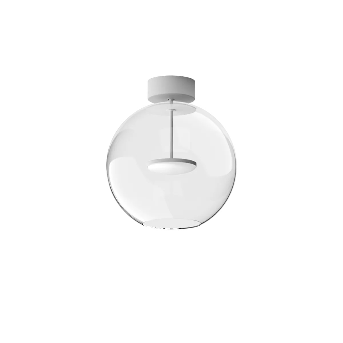Levně Linealight Stropní LED svítidlo Cristalbolla_S ø34 cm, 17W Barva: Bílá, Chromatičnost: 2700K