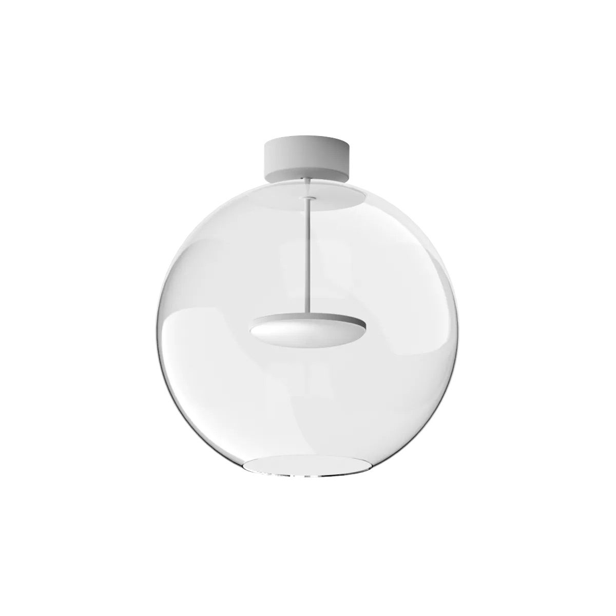 Levně Linealight Stropní LED svítidlo Cristalbolla_S ø44 cm, 23W Barva: Bílá, Chromatičnost: 2700K