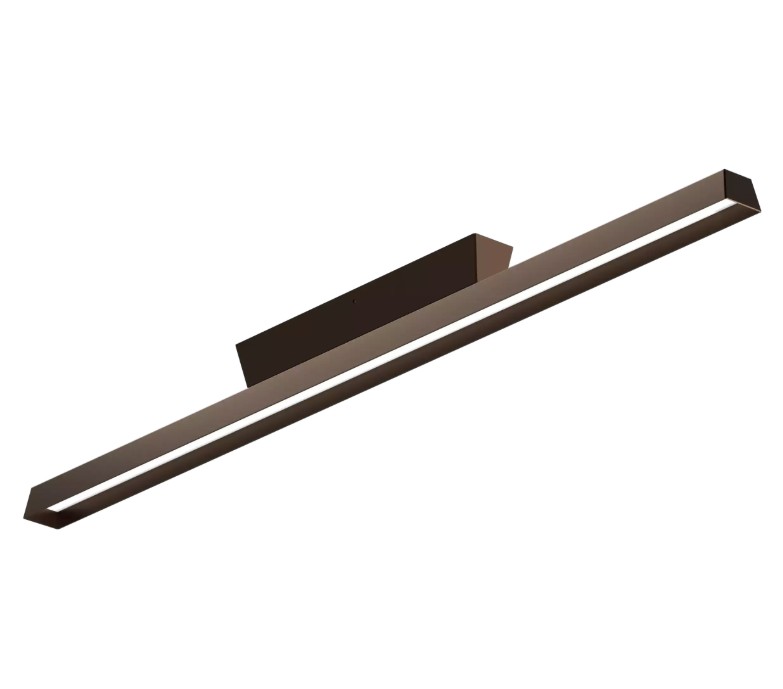 Levně Linealight Venkovní LED stropní osvětlení Lira_SB d. 92,4 mm, 31W, IP65 Barva: Hnědá
