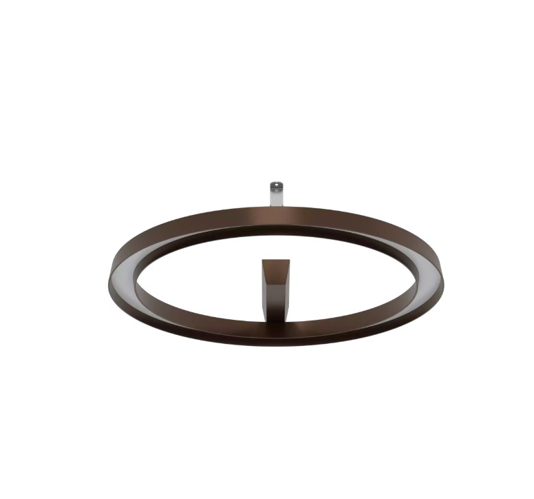 Levně Linealight Venkovní LED stropní osvětlení Lira_SR, pr.55cm, 24W, IP65 Barva: Hnědá