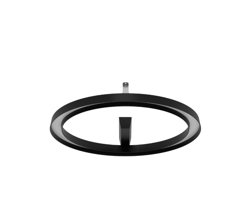 Levně Linealight Venkovní LED stropní osvětlení Lira_SR, pr.55cm, 24W, IP65 Barva: Černá