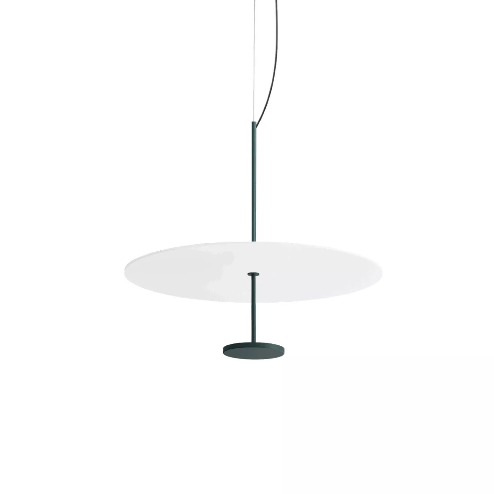 Levně Linealight Závěsné LED svítidlo Stilo_P ø54,5 cm, 21W Barva: Petrolejová, Chromatičnost: 2700K