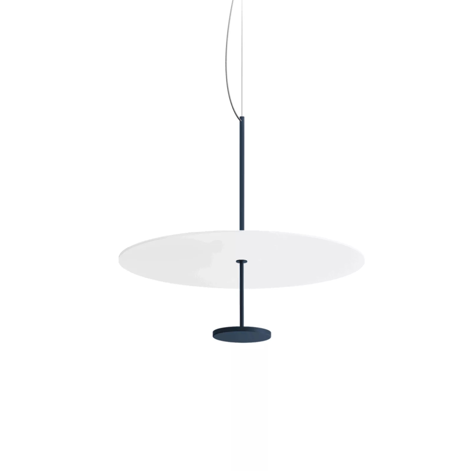 Levně Linealight Závěsné LED svítidlo Stilo_P ø54,5 cm, 21W Barva: Tmavě modrá, Chromatičnost: 2700K