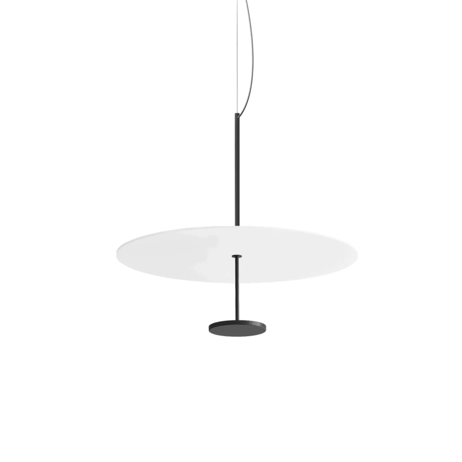 Levně Linealight Závěsné LED svítidlo Stilo_P ø54,5 cm, 21W Barva: Černá, Chromatičnost: 2700K